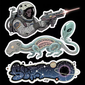 Etiqueta Adhesiva Personalizada con Logotipo Impreso a Prueba de Agua, Vinilo Brillante Holográfico, Corte Personalizado - Product Image 5