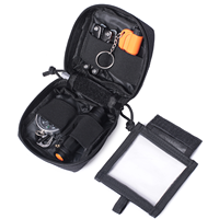 Utilitaire tactique Molle EDC pochette taille sac stockage Micro sac carte lampe de poche ceinture randonnée en plein air chasse Airsoft accessoires