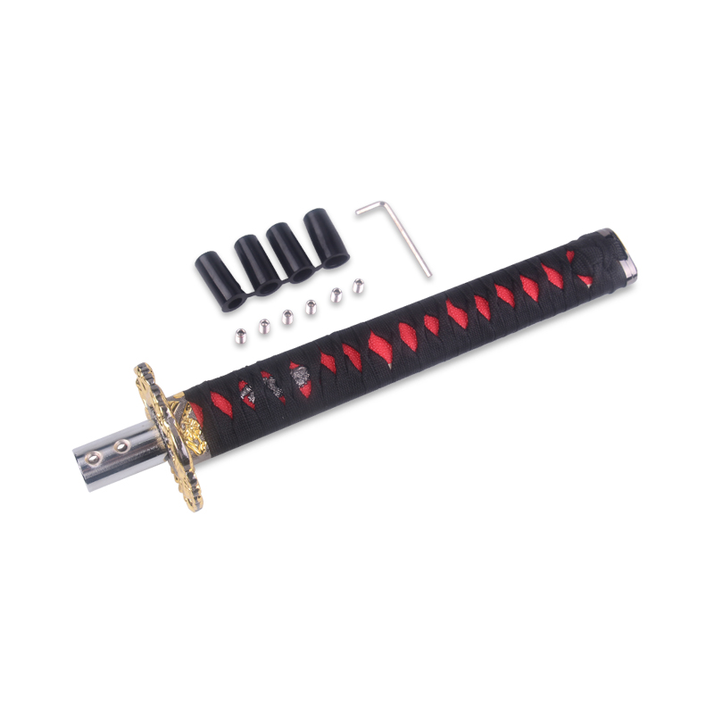 JINGLING Pomello del cambio Samurai Sword Katana Stick manuale AT MT