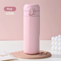 Bouteille d'eau isotherme personnalisée de haute qualité avec logo, 450 ml, avec bec verseur escamotable, anti-fuite, pour femmes et enfants