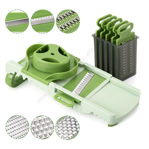 Cortador de Verduras Multifuncional CL446 al por Mayor, Triturador de Frutas, Pelador de Patatas, Rallador de Zanahorias, Rebanador de Cocina - Product Image 1