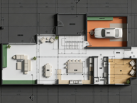 Casa Prefabricada de Acero Galvanizado LGS, Villa Moderna, Eficiente Energéticamente, Construcción Rápida, Rentable, Opción de Inversión para Apartamentos y Hoteles