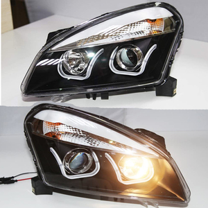 Faro Anteriore LED con Occhio d'Angelo a U per <span class=keywords><strong>Nissan</strong></span> <span class=keywords><strong>Qashqai</strong></span> dal 2008 al 2012 - Product Image 1