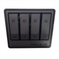 Serveur NAS DXP4800 Pro 16G avec disque dur de 12 To, réseau 10G haute vitesse, partage de fichiers multi-utilisateurs, serveur multimédia pour studio et bureau