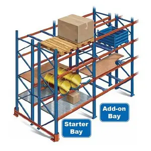 Giá Đỡ Kho Hàng Nặng, Giá Lưu Trữ Kho Hàng Cao, Hệ Thống Giá Đỡ Pallet Điều Chỉnh Nặng - Product Image 1