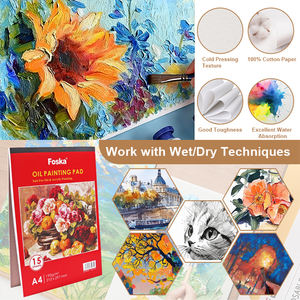 FOSKA <span class=keywords><strong>Blocco</strong></span> da Disegno di Alta Qualità, 15 Fogli 190gsm, Carta con Colla Superiore, per <span class=keywords><strong>Schizzi</strong></span>, Disegno e Pittura con Olio, Gouache e Acrilico - Product Image 6