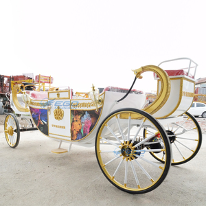 Calèche de Mariage de Luxe à Prix d'Usine en Gros pour Visites Royales et Chariots Tirés par des Chevaux - Product Image 4