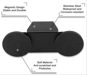 Imán de Neodimio Recubierto de Goma Permanente de Alta Calidad, Forma de Copa/Olla, Tamaño Personalizado, Soporte Magnético Potente para <span class=keywords><strong>Soldadura</strong></span> - Product Image 2