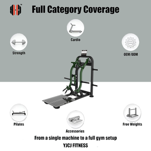 Barres de traction indépendantes en acier pour rangée arrière, avec plateforme large antidérapante et poteaux de chargement de plaques, pour équipement de gym commercial durable - Product Image 3