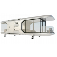 Z06 Capsule de camping design luxueux à la mode moderne Maisons préfabriquées Capsule House Space Capsule avec système intelligent