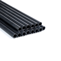 Fabricant de tubes en fibre de carbone 3k, tubes en carbone de 5 mm, 10 mm, 15 mm, 20 mm, 25 mm, 30 mm