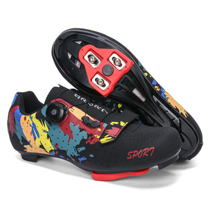 Nouvelles chaussures de cyclisme à clips pour le printemps, chaussures d'assistance au cyclisme sur route pour hommes et femmes, chaussures de sport de cyclisme en montagne à semelle rigide - Product Image 3
