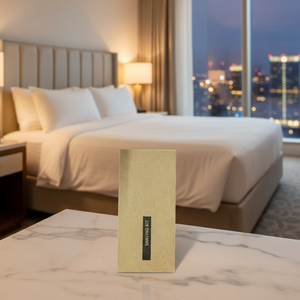 ชุดกระดาษคราฟท์สีน้ำตาลย่อยสลายได้ทางชีวภาพสุดหรูสำหรับสิ่งอำนวยความสะดวกในโรงแรม - เป็นมิตรกับสิ่งแวดล้อม น้ำหนักเบา และสะดวกสบาย ใช้แล้วทิ้งได้ - Product Image 2