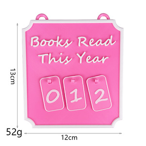 Estantería colgante para libros, sujetalibros de plástico, diseño moderno para adultos, 1 unidad, forma rectangular, patrón escénico - Product Image 4