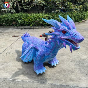 Dinosaurio Animatrónico <span class=keywords><strong>de</strong></span> Alta Simulación para Parques <span class=keywords><strong>de</strong></span> Diversiones Interiores/Exteriores, Scooter Eléctrico para Niños, Coche <span class=keywords><strong>de</strong></span> Dinosaurio Dragón en Venta - Product Image 2