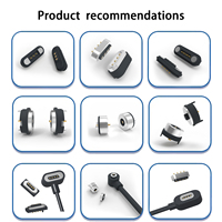 Conector Magnético de 2 Pines, Conector Pogo Pin de 2.2mm de Paso, 5V2A, Conector Magnético de Alimentación CC con Resorte