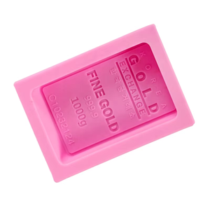 सुरक्षित थोक स्टॉक दक्षिण कोरा निर्मित सिलिकॉन मोल्ड आयताकार आकार सोने बार मैट्रिट सिलिकॉन 3 डी साबुन मोल्ड - Product Image 1
