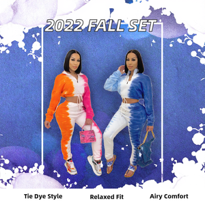 ¡Novedad de 2022! Jersey de manga larga con estampado informal para mujer, chándal para correr con cordón, conjunto de pantalones de dos piezas para otoño - Product Image 2