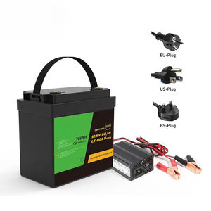 12.8V 25.6V 15-200Ah LiFePO4ディープサイクルバッテリー RV、船舶、ソーラー用鉛蓄電池代替品 BMS搭載 4000～10000サイクル -20～60℃対応 - Product Image 1