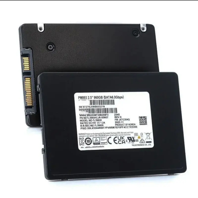 Brand Original PM881 PM883 PM893 PM9A3 PM1643A 2.5 SSD 960GB 1.92TB 3.84TB 7.68TB Solid Hard SSD Drive NVMe SSD
