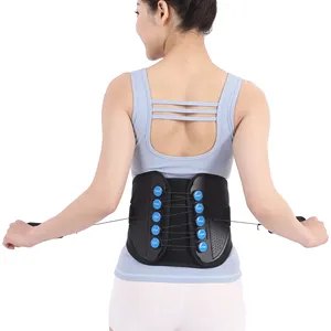 Medical Adjustable Lower Back Support Brace Waist Protection Belt Back Spine Support for Pain Relief