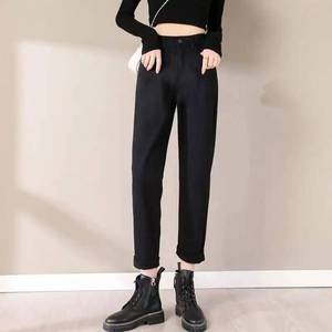 Summer <span class=keywords><strong>Seven</strong></span> Point Elastic <span class=keywords><strong>Jeans</strong></span> pour femmes Elastic High Waist Casual Fashion cropped pants <span class=keywords><strong>Jeans</strong></span> - Product Image 3