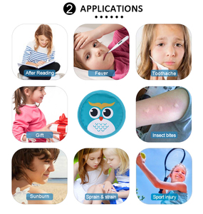 Mini compresas <span class=keywords><strong>de</strong></span> gel redondas frías y calientes para niños: alivio eficaz para golpes, fiebre, muelas del juicio, ojos cansados y dolores <span class=keywords><strong>de</strong></span> <span class=keywords><strong>cabeza</strong></span> - Product Image 4