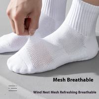 Chaussettes de sport personnalisées pour le basketball et la gym, respirantes, à semelle éponge, tricotées, style athlétique