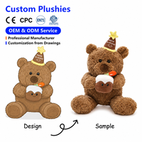 Boneka Rubah Super Lembut OEM, Mainan Plush untuk Dekorasi Sofa, Menggemaskan, Isi Kapas PP yang Dapat Dicuci, Mainan Pereda Stres