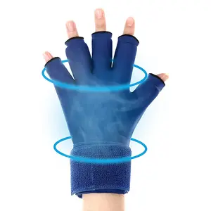 厂家新款运动减震冰敷手腕手掌手指手套凝胶保护器