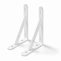Supports de montage métalliques robustes personnalisés en acier, aluminium et acier inoxydable, revêtus par poudre
