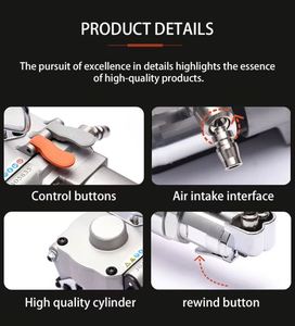 Herramienta Neumática A19 para Flejado y Sellado por Termocontracción de Cintas de Plástico y Acero, Portátil, para Cintas de PP y PET de 16/19/25mm - Product Image 5