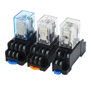 4-контактное микрореле HH54P MY4NJ, маленькое электромагнитное промежуточное реле 12 В 24 В ac110В 220 В 380 В 40А, миниатюрное герметизированное AC/DC - Product Image 5