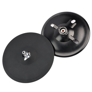 Cymbale électronique double zone 13 pouces, 2 pièces, compatible avec diverses marques, sans support métallique - Product Image 2