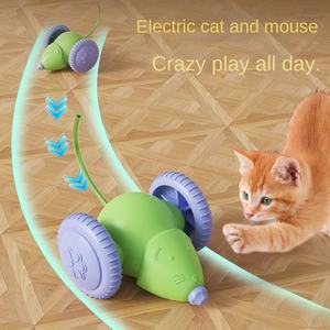 Juguete Eléctrico Inteligente para Gatos y Perros, Moderno y Ecológico, Resistente al Agua, de Plástico, para Entretenimiento Autónomo - Product Image 1
