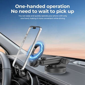 Soporte Magnético para Teléfono Celular con Ventilación de Aire, Rotación de 360 Grados, Estable, Ventosa Fuerte de ABS, Imán N52, Personalizado de Fábrica OEM - Product Image 6