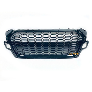 กระจังหน้าทรงรังผึ้งแบบใหม่ RS5 สำหรับ Audi A5 S5 <span class=keywords><strong>F5</strong></span> ปี 2020-2022+ สีโครเมียม+ดำ+เงิน  ได้รับการรับรองมาตรฐานสปอร์ต  วัสดุ ABS  สำหรับกันชนรถยนต์  เข้ารูป 100% - Product Image 3