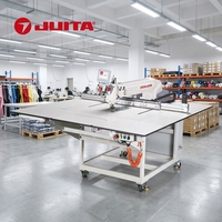 Machine à coudre industrielle plate CNC à point noué, programmable, à grande vitesse, à aiguille simple, informatisée, JUITA JTK8F-90A