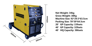 NBC-315Y Igbt Inverter <span class=keywords><strong>Mig</strong></span>/Mag Lassen Machine - Product Image 5