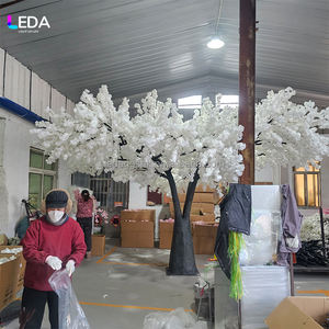 Árbol de cerezo japonés de seda blanca para bodas al aire libre LEDA, árbol artificial de cerezo grande de 8 pies para decoración - Product Image 4