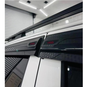 Pare-pluie latéral pour fenêtres de voiture, nouvelle conception en fibre de carbone 3D de la marque KQD, pour Toyota Hilux Revo - Product Image 1