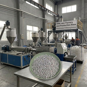 Granulés blancs de masterbatch de remplissage CaCO3 à haute teneur pour la modification des plastiques PE et PP - Product Image 6