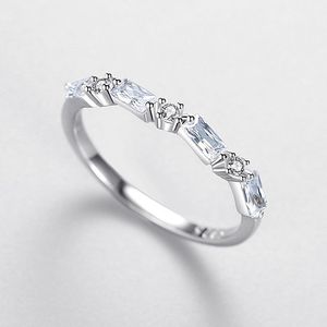 Bijoux Ada, style élégant, anneaux en argent 925 pour <span class=keywords><strong>femme</strong></span>, anneaux en zircone cubique pour un usage quotidien - Product Image 3