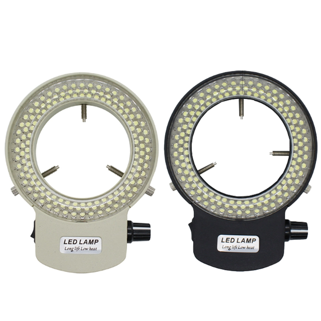 144 LED Beads Ring Light for Microscope & Industrial Camera, Adjustable Brightness, CE Certified for Mobile Phone Repair Tools