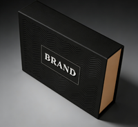 Boîte-cadeau de luxe en carton ondulé avec grand aimant pour cosmétiques, avec logo personnalisé, en provenance du Fujian