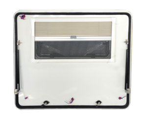 <span class=keywords><strong>Porte</strong></span> d'accès en alliage d'aluminium pour <span class=keywords><strong>camping</strong></span>-<span class=keywords><strong>car</strong></span>, <span class=keywords><strong>porte</strong></span> <span class=keywords><strong>de</strong></span> rangement moderne blanche pour caravane avec fenêtre - Product Image 6