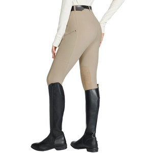 Culotte d'équitation professionnelle pour femme, respirante, imperméable, en Spandex/Polyester, confortable, à grip intégral et taille haute - Product Image 3