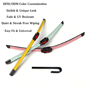 Balais d'essuie-glace OEM en caoutchouc naturel sans armature, longue durée de vie, 12-28 pouces, haute élasticité, toutes saisons, pour pare-brise avant Avensis <span class=keywords><strong>Auris</strong></span> - Product Image 2