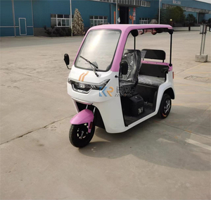Tricycle électrique convertible à trois roues Scooter Tricycle électrique de cabine de voiture de mobilité avec toit - Product Image 4