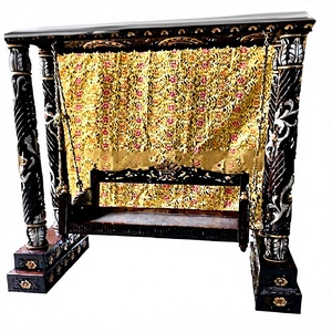 Indian Teak Wooden <b>Swing</b> Jhula <b>for</b> Home Best Quality Wooden <b>Swing</b> Jhula <b>for</b> Home Decor Antique Wooden Indoor Outdoor <b>Swing</b> USA - Product Image 1